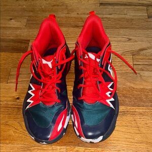 Puma Red and Blue Athletic Shoes